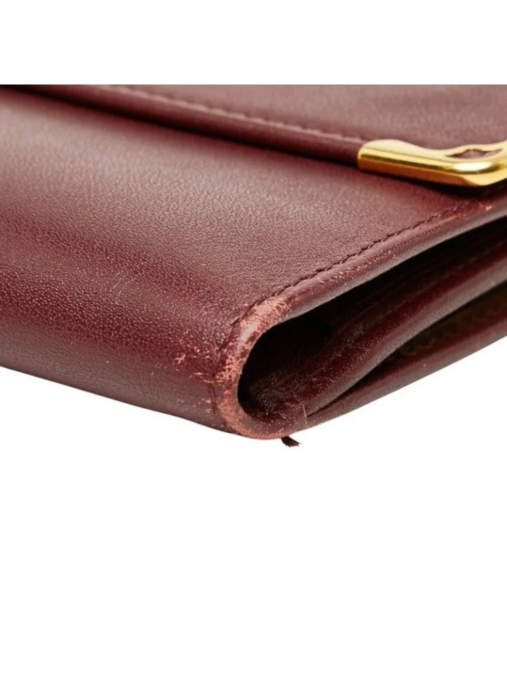Cartier Must Line Wine Red Leather